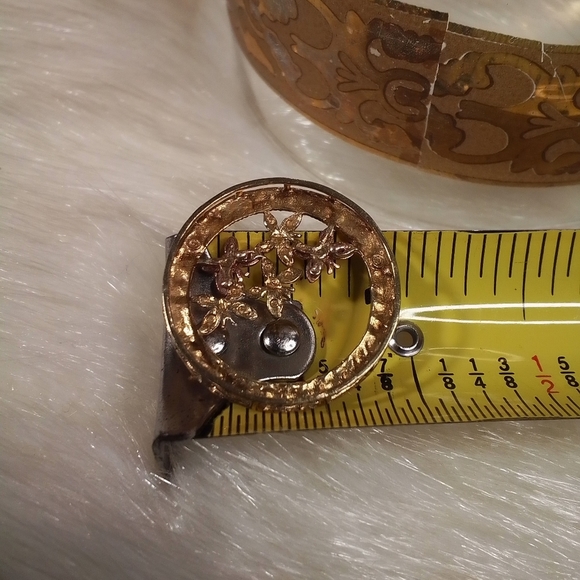 Rose Gold Butterfly Pendant Rose gold-tone Rose, White, Gold Simulated Diamond… - Picture 8 of 9